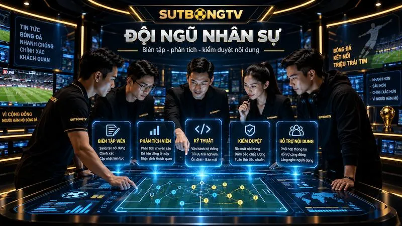 Đội ngũ nhân sự chuyên môn tại Sutbong TV
