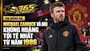 Michael Carrick Và Khủng Hoảng Tồi Tệ Nhất Từ Năm 1986